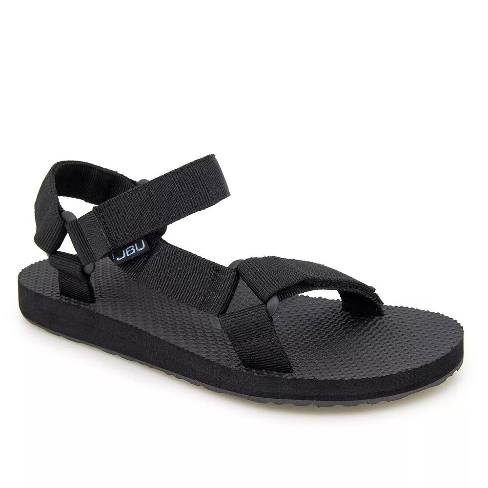 JBU Women Aruba Strappy Sport Sandals Size US 10M Black Beach Casual Pool